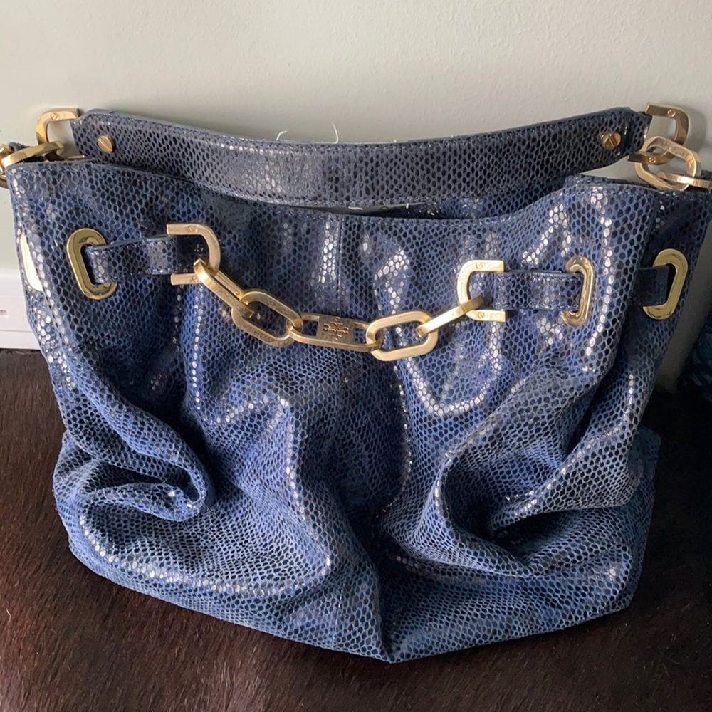 Tory Burch Boho Leather and gold tone bag